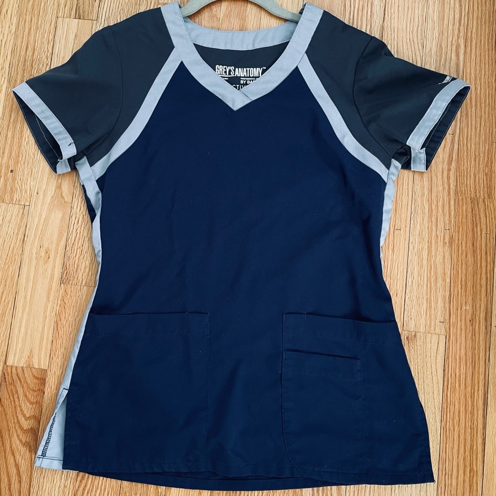Greys Anatomy Scrub top 3-Pocket Colour Block